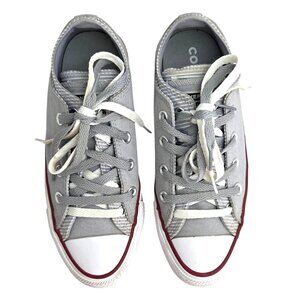 Converse Womens Gray All Star Low Top Sneakers Size 6